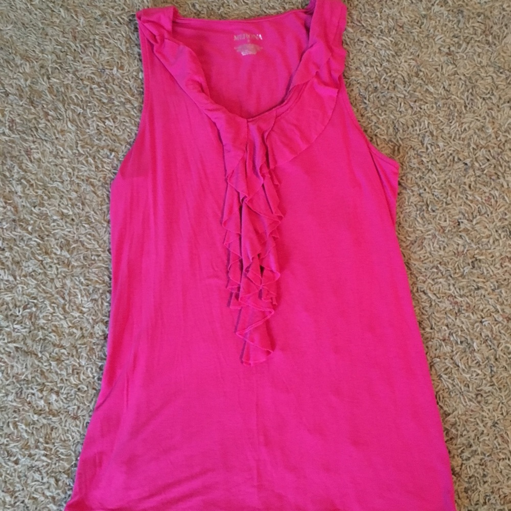 Hot pink tank top